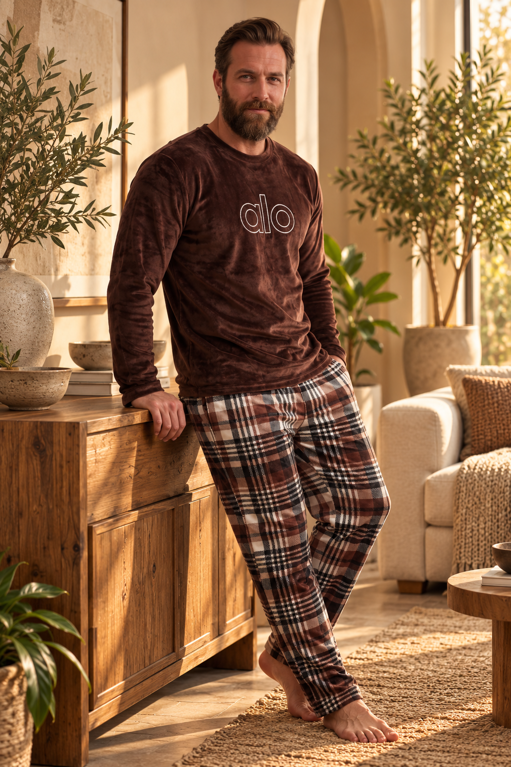 alo-Men's Loungewear Set